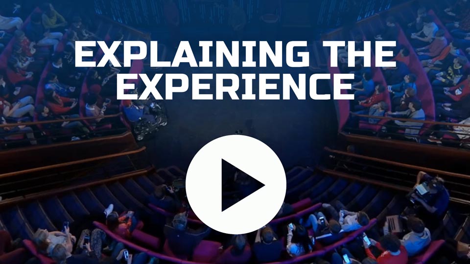<b>Explaining the Experience</b><p>What the experience is for participants, explained in 60 seconds</p>